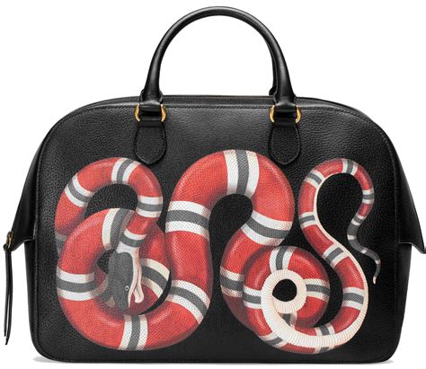 gucci snake breifcase|Gucci bag with snake design.